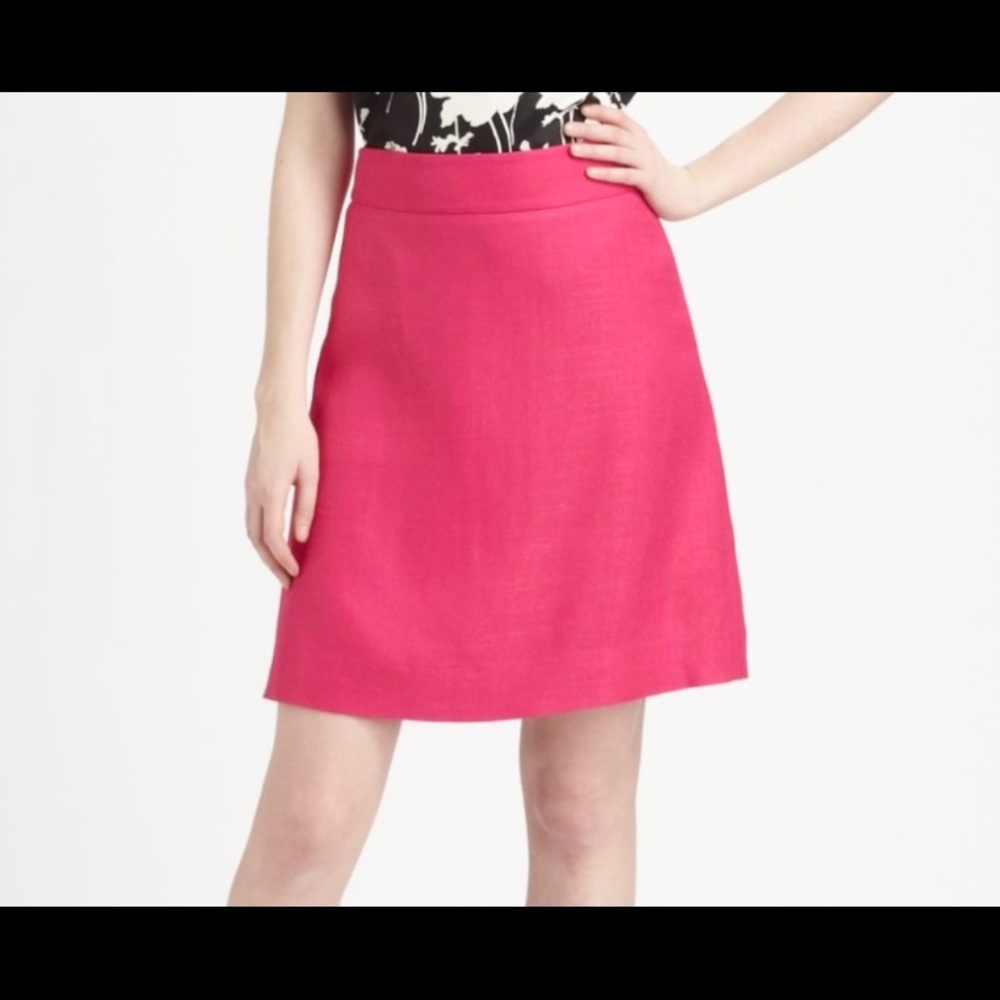 Kate Spade Delphina Textured Hot Pink Skirt